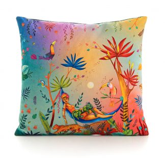 Coussin Sieste tropicale