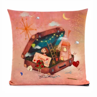 Coussin Suivre son coeur