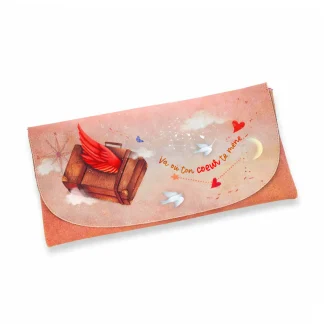 Etui à lunettes Suivre son coeur