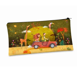 Trousse d'écolière Safari verso