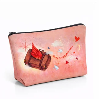 Trousse maquillage Suivre son coeur