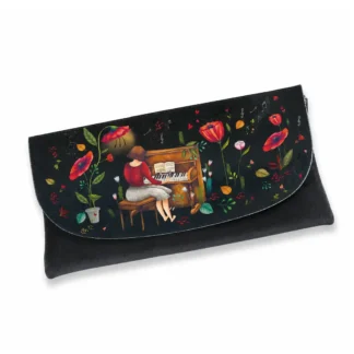 Étui à lunettes femme Mélodie du cœur